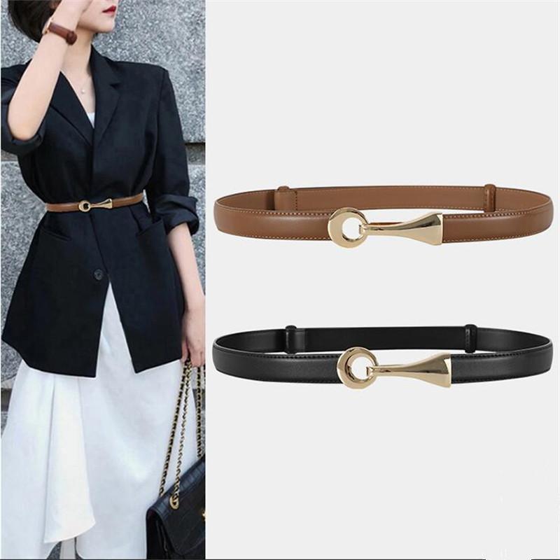 

Belts Women's Belt Ladies Fashion Decorative Girdle With Dresses Women For High Quality 2.4cmBelts, Black