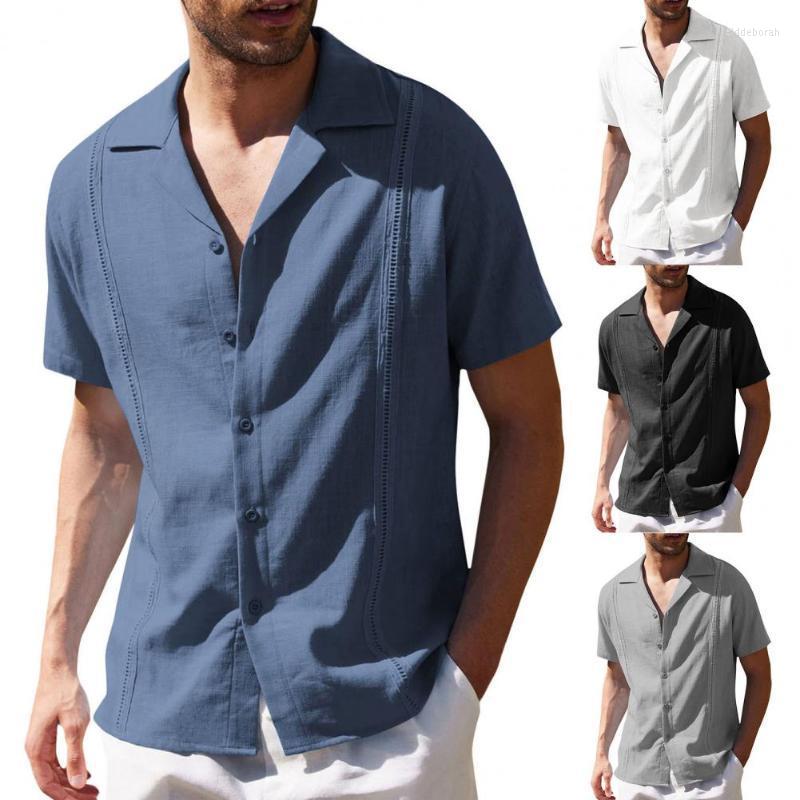 

Men's Casual Shirts Summer Shirt Trendy Single-breasted Young Loose For Home Men TopMen's Eldd22, Blue