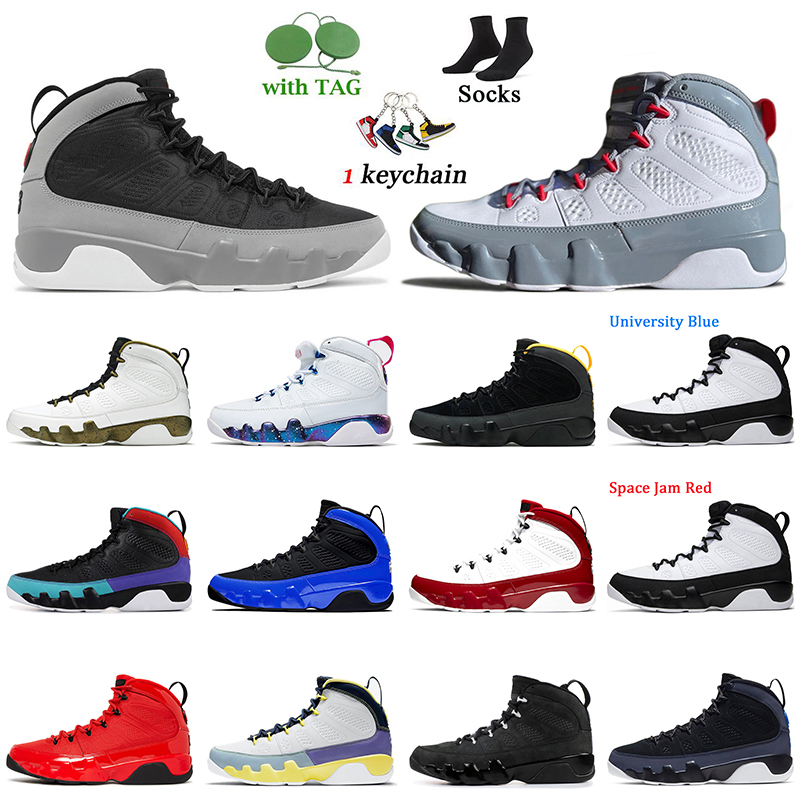 

Top Quality Jumpman 9 Particle Grey Child Fire Red 9s Basketball Shoes University Gold Racer Blue Space Jam Change The World Designer Men Sneakers Mens Trainers Sport, D30 university gold 40-47