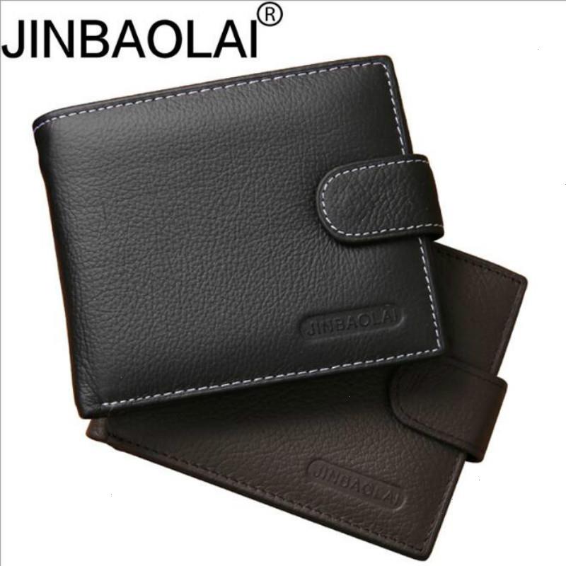 

Genuine Leather Wallet Men Clip Cowhide Brand Coin Small Clutches Mens Purse Pouch Short, Brown