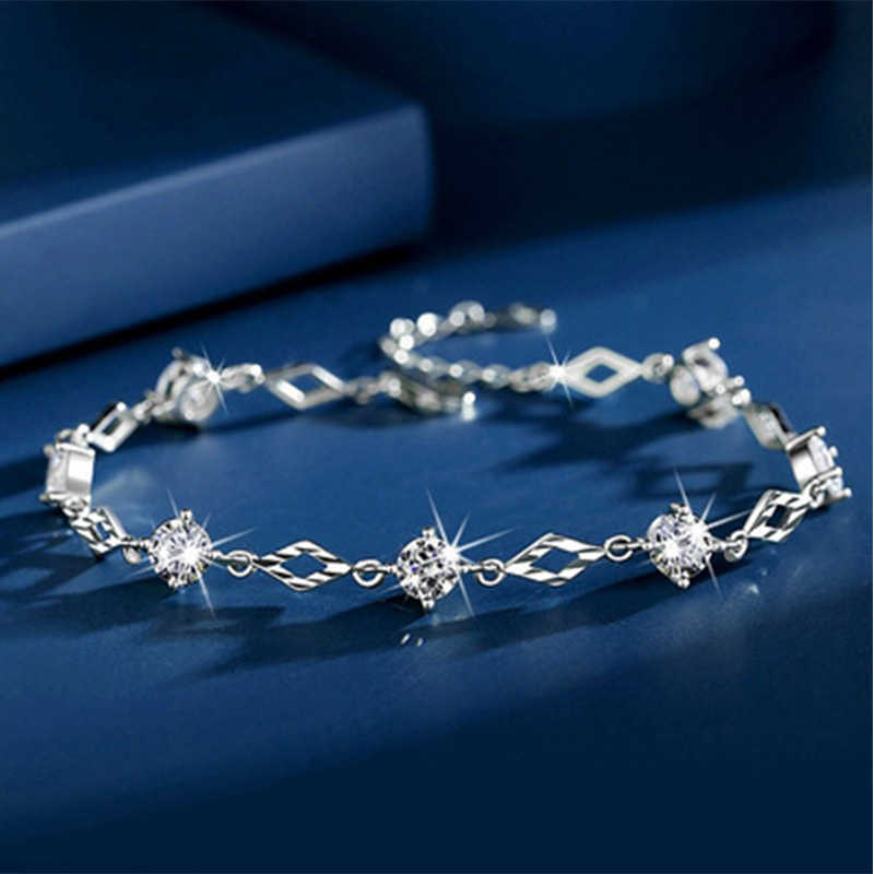 Link Chain Water Chestnut Bracelet Wear Comfortable Classic Design Fashion Shine Grace Charm Fine-image-747426766