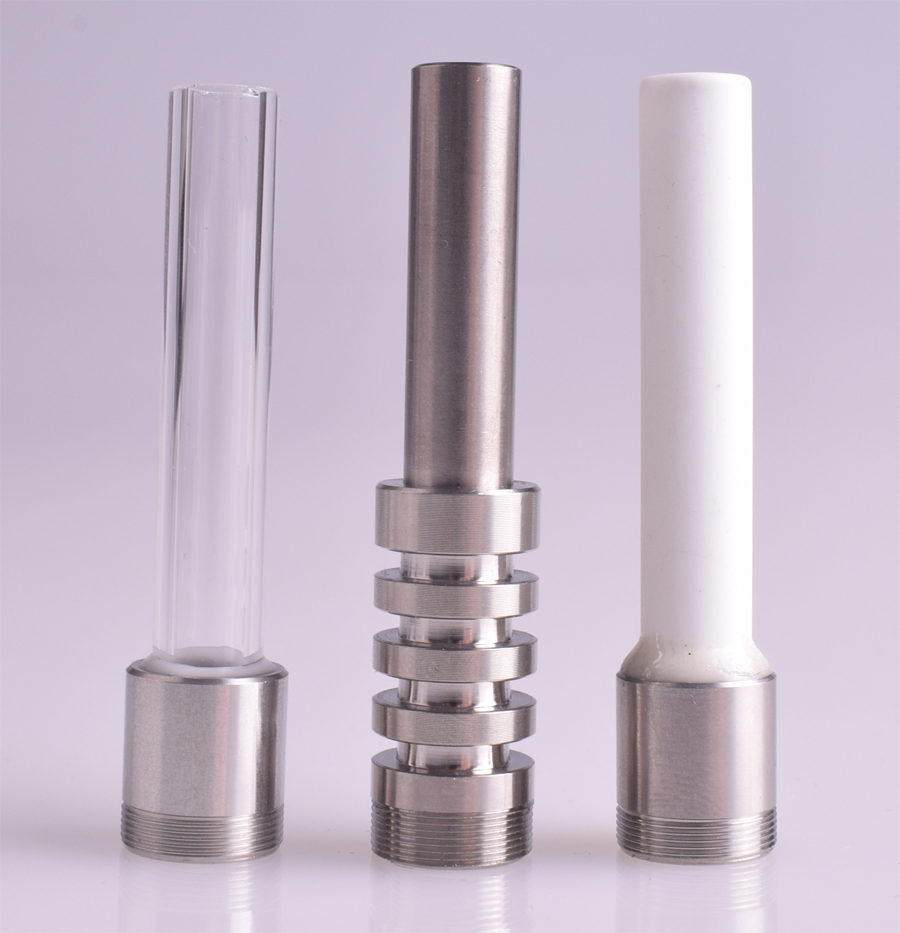 

Smoking Glass Pipe Accessories 510 Thread Titanium Quartz Ceramic Tip Nails for mini Micro Nectar Collector V4 Kit