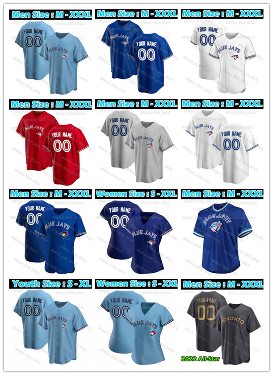 

27 Vladimir Guerrero Jr. Blue Jays Baseball Jersey 2022 All-Star 26 Matt Chapman Toronto Bo Bichette George Springer Lourdes Gurriel 30 Alejandro Kirk white, Colour