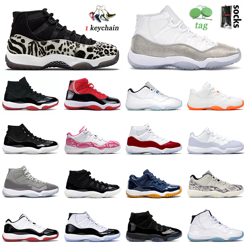 

2022 High Quality Jumpman 11 11s Basketball Shoes Animal Instinct Metallic Silver Bred Low Legend Blue Citrus Space Jam Concord OG Sneakers Trainers Mens Women US 13, B12 space jam 36-47