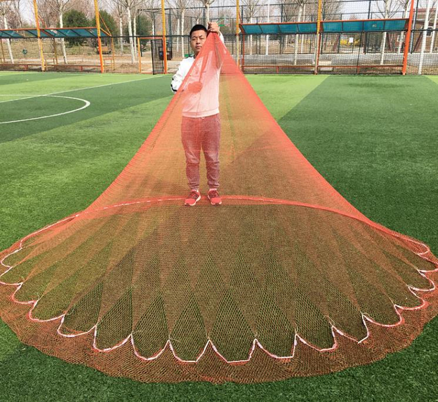

Fishing Accessories Finefish Hand Throw Fish Network Cast Net Outdoor Water Sport Hunting Catch Fishing Net Small Mesh Gillnet 230206