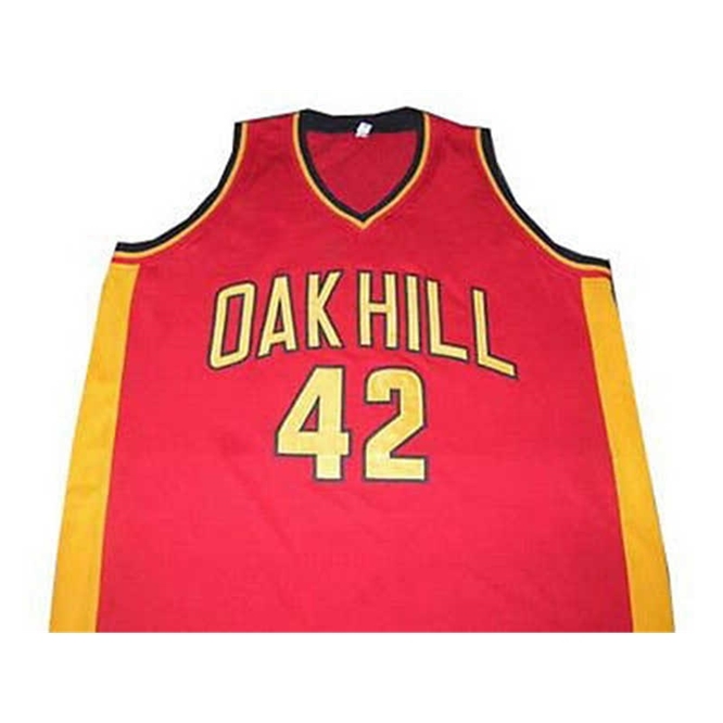 

Xflsp 42 JOSH SMITH OAK HILL ACADEMY Retro Basketball Jersey Men's Stitched Custom Any Number Name Jerseys, Red