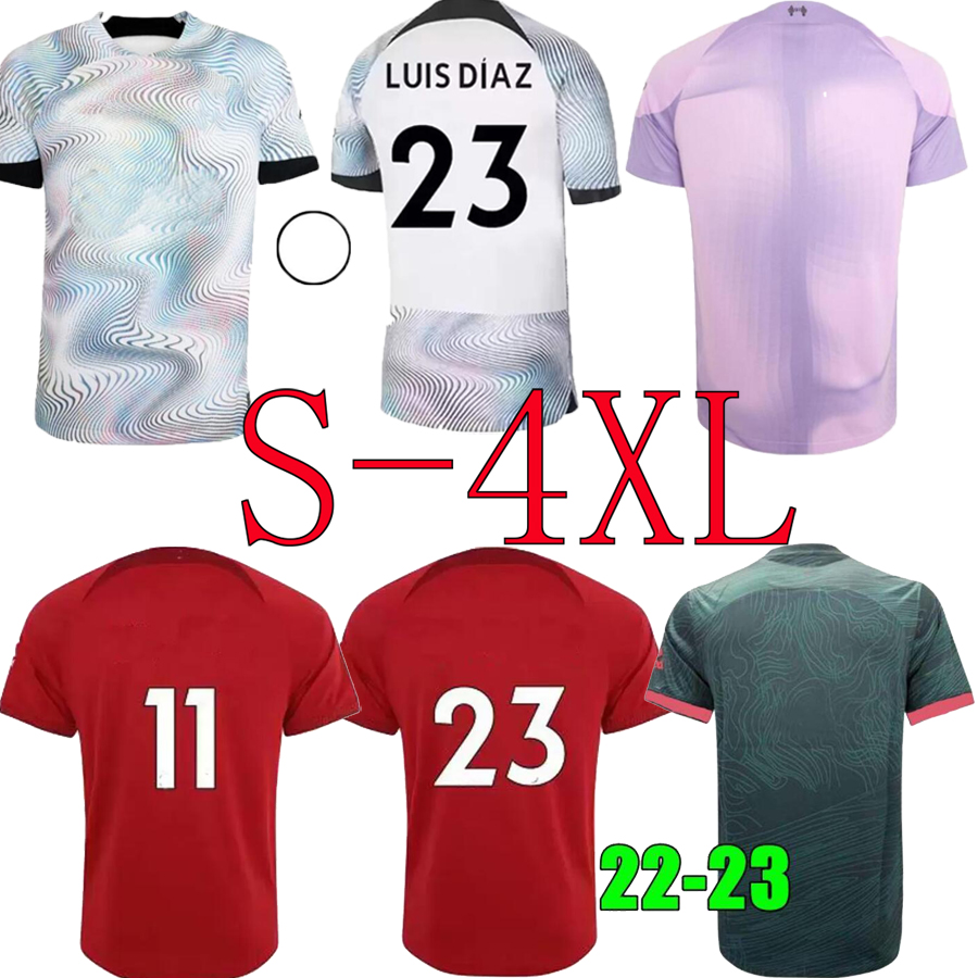 

XXXL  22 23 LUIS DIAZ Soccer jersey home away football shirt, Gold