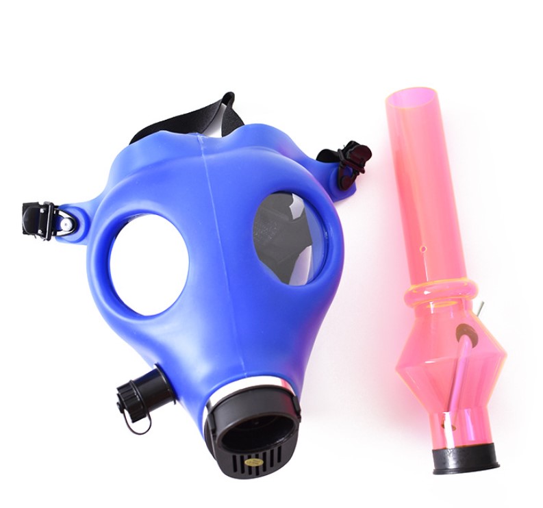 

Hookahs Mask Monochrome Smoke Gun Silicone Hookah Bath Scrubbers