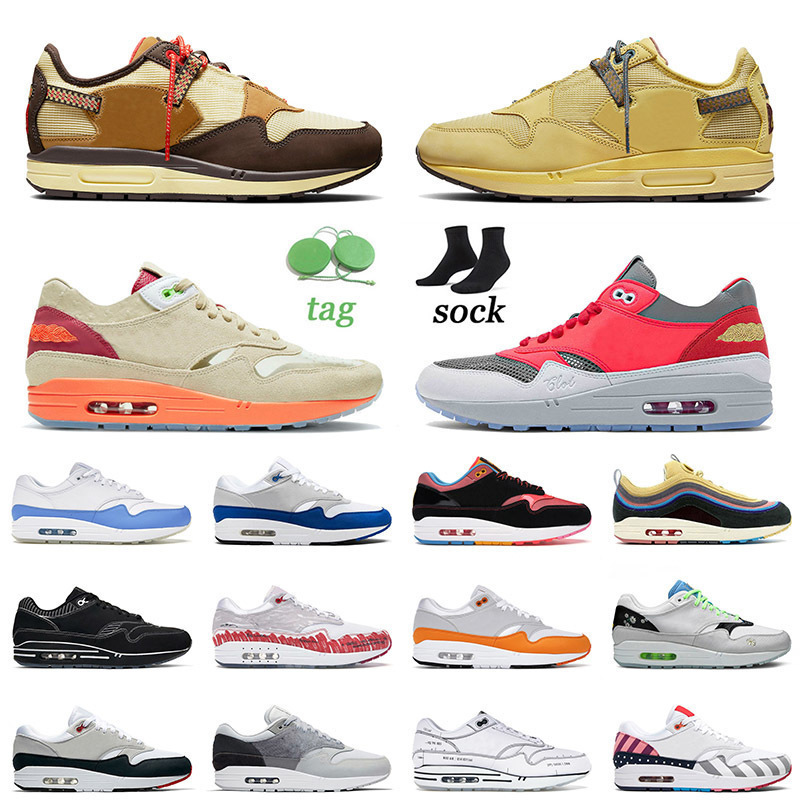 

Basketball Shoes Top Quality Max 1 87 Cushions Running Baroque Brown Wheat Clot Kiss Of Death Sean Wotherspoon University Blue Mens Women Air, A40 cactus jack 36-45