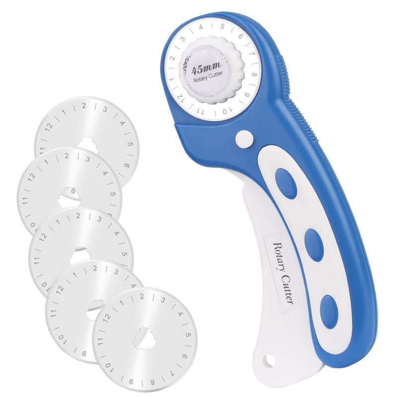 

Sewing Notions & Tools Roller Wheel Knife Cutting For DIY Leather Paper And Fabric Rotary Cutter ToolSewing