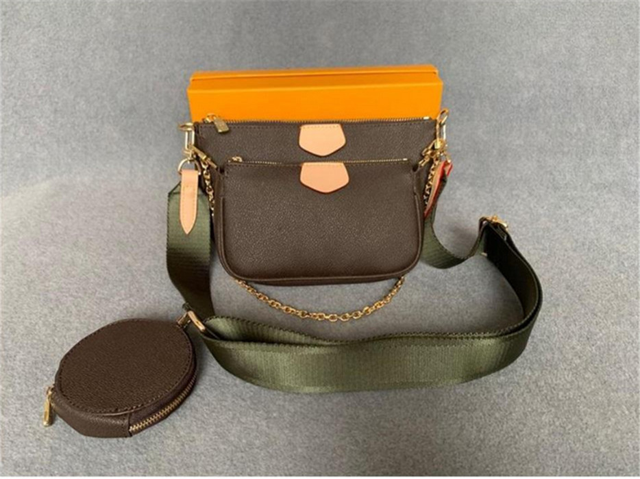 

Famous Brand Designer bags 3-IN-1 Messenger Handbag Tote Leather Vintage Pattern Crossbody Purse New Shoulder Bag Clutch Tote0166