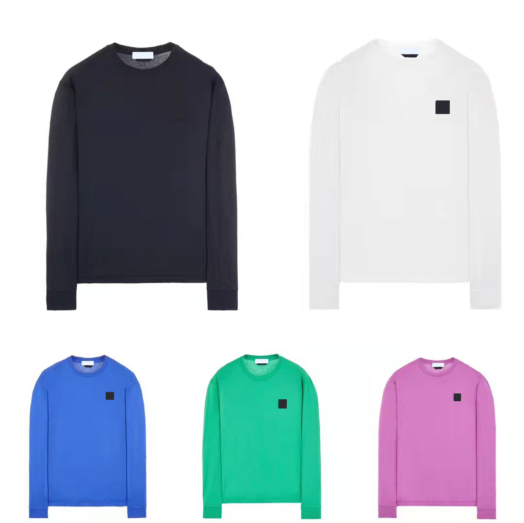 

topstoney designer hoodie island basic armband terry fabric sweatshirt trend stone pullover, Black