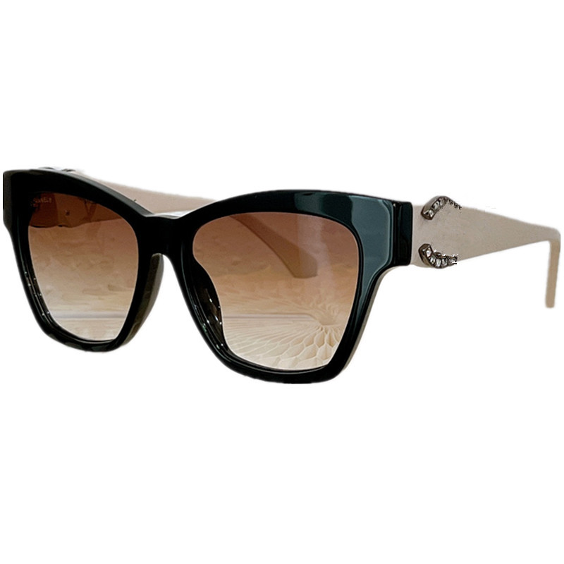 

Luxury women Butterfly sunglasses UV400 4546 Imported plank fullrim leather leg 54-16-140 HD gradient lens for Prescription fashion female goggles fullset desi case