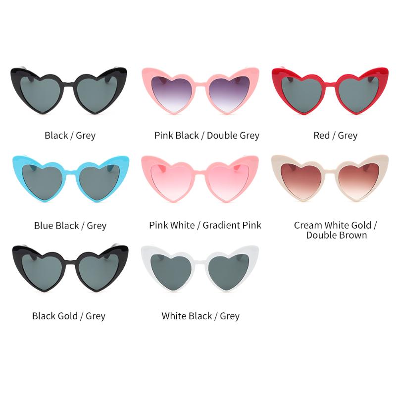 

Sunglasses Love Heart Shaped Effects Glasses Shape Diffraction Women Fashion SunglassesSunglasses
