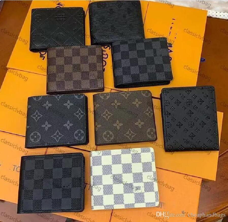 

2020GGs LOUISS VUTTONS LVs YSLs 2022 new L bag billfold High quality Plaid pattern women wallet men pures high-end luxury s designer L walle, 25