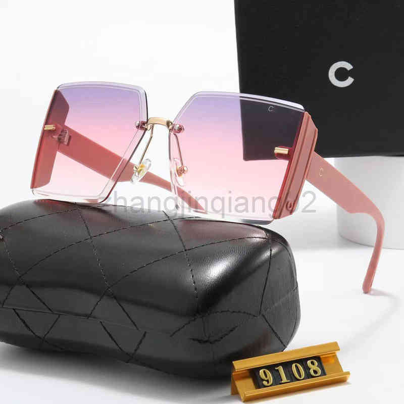 

Designer Channel Sunglass Cycle Luxurious Fashion Woman Mens Lovers New Trend Street Vintage Baseball Sport Oversized Summer Square Sunglasses