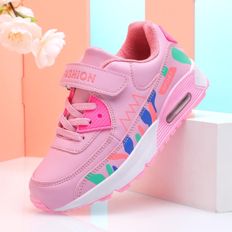 

Athletic & Outdoor Fashion Children Sneakers Girls Shoes Breathable Comfort Sports Kids Running Casual Tennis 7 To 12 YearsAthletic, Pink