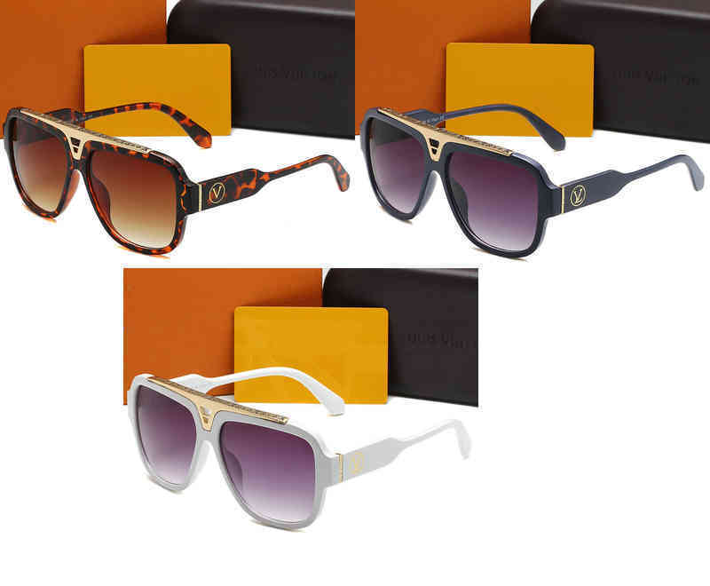 

Designer Lvp Ray Cycle Luxurious Fashion Sport Sunglasses European American Mens And Womens Silver Oversized Vintage Baseball Brand Sunglasses