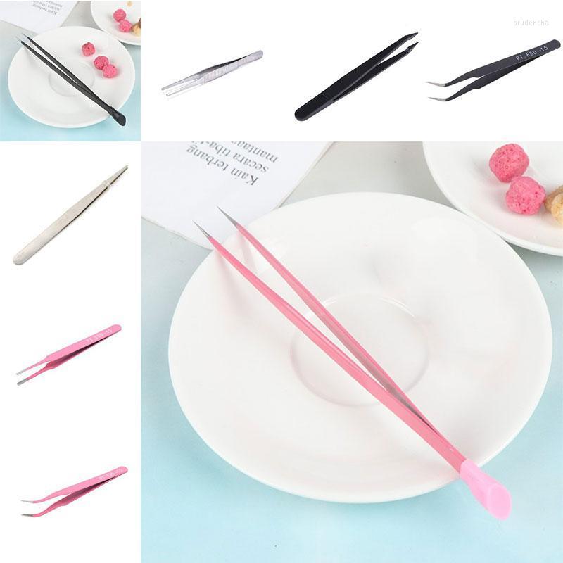 

Nail Art Equipment 1Pc Tweezers With Silicone Pressing Head Metal Nails Tools Prud22
