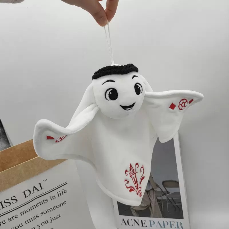 

Plush Doll toy mascot Qatar football World Cup laeeb2022movies & TV plush childrens holiday gift factory wholesale DHL / UPS, Multicolor