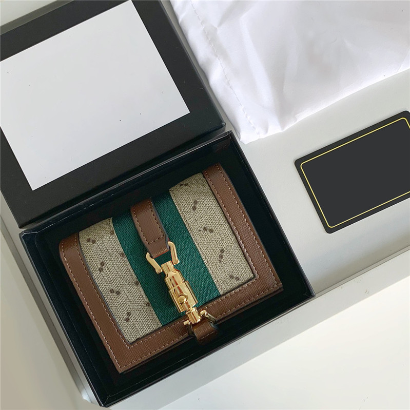 

Vintage Stripe Leather Money Clips Business Style Leather Wallets High Quality Hardware Purses Card Holder Coin Bag Brithday Gift With Box