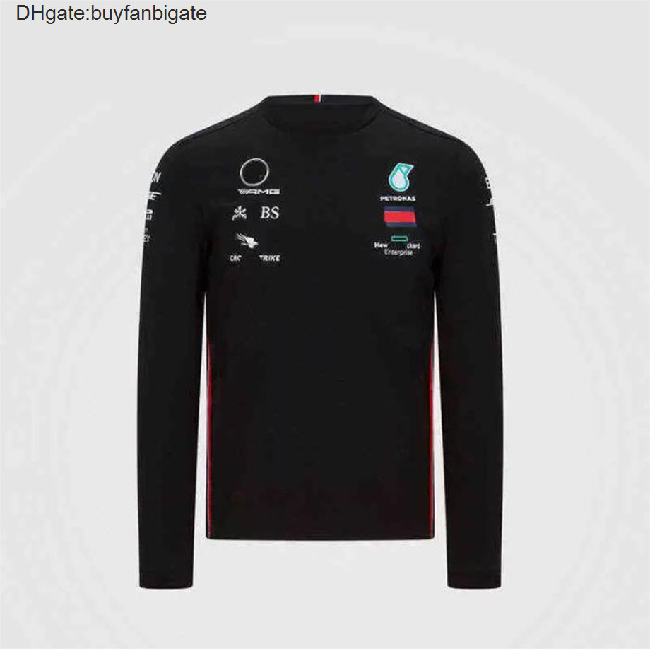 Petronas Mercedes Amg Sweatshirts t Shirts F1 Formula One Racing Mens Women Casual Long Sleeve T-shirt Benz Lewis Hamilton Team Work Clothes HSTF