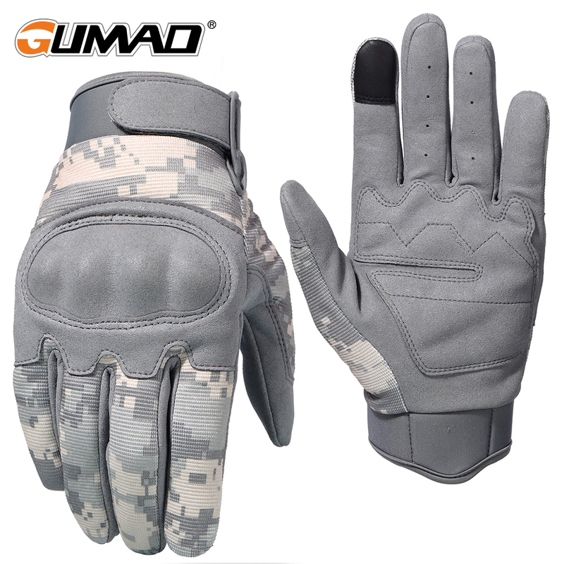 

Full Finger Glove Airsoft Cycling Gloves Touch Screen Camouflage Tactical Military Combat Shooting Paintball Hiking Biker Men 220812