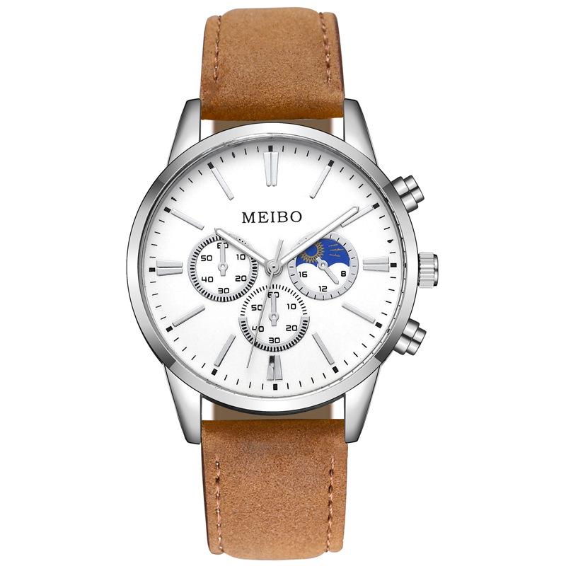 

Wristwatches Famous Men Watches Leather Strap Quartz Watch Military Sports Casual Relogio Masculino Male Clock