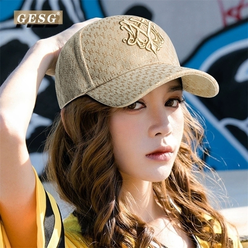 

Baseball cap female brand classic blue cap female web celebrity street hipster hat 220811, Black