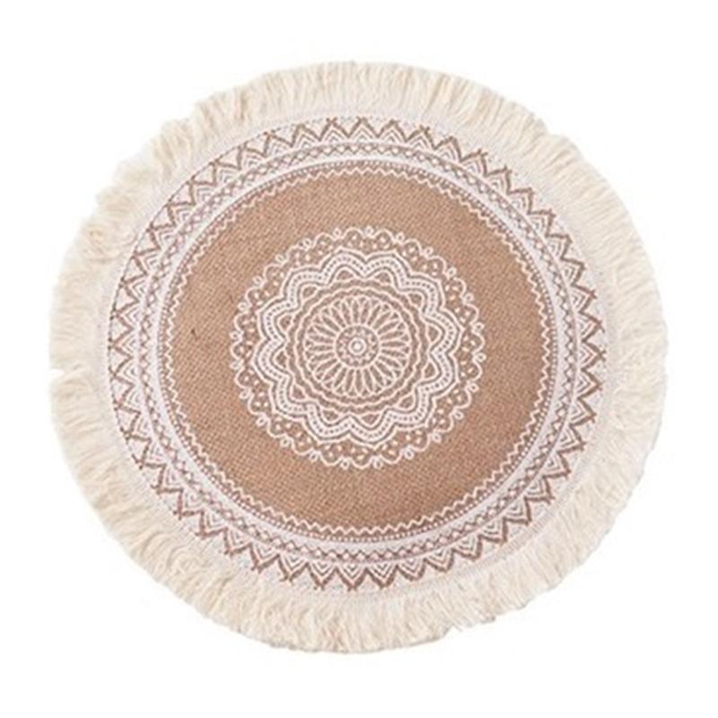 

Mats & Pads 4 Pcs Heat Insulation Dining Table Mat,Round 40CM,for Kitchen&Home