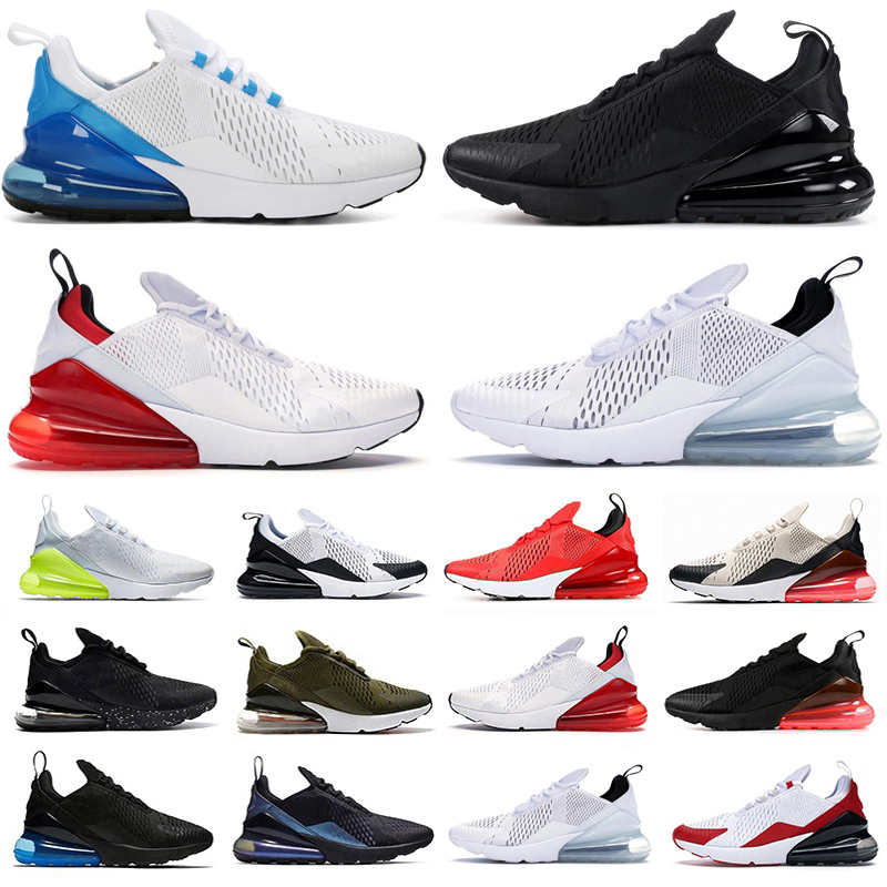 

Men Women nike air max 270 Running Shoes Sneaker Core White Triple Black UNC University Red Barely rose Anthracite Metallic Gold Cactus Teal Tiger Bone mens, Color#21