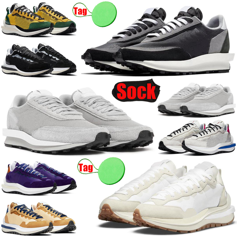 

With Sock Tag waffle vaporwaffle mens running shoes pegasus fragment Undercover Black Gum Sesame Sail Pure Platinum men women trainers sports sneakers, #22