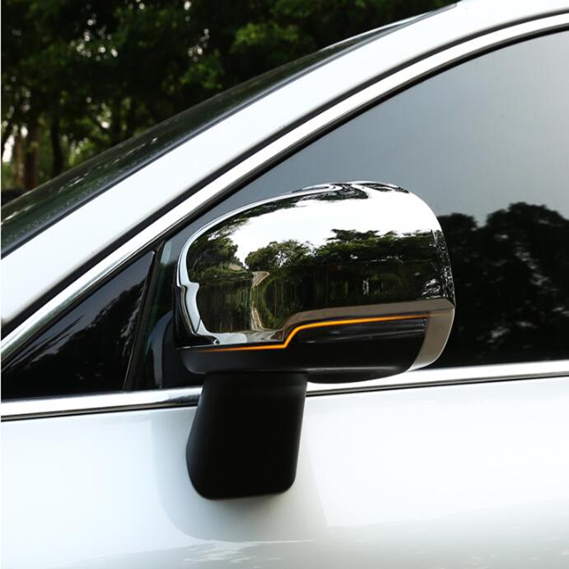 

High quality 2pcs ABS chrome car side door rearview decorative cover,mirrow protective cover for Volvo XC60 2014-2022