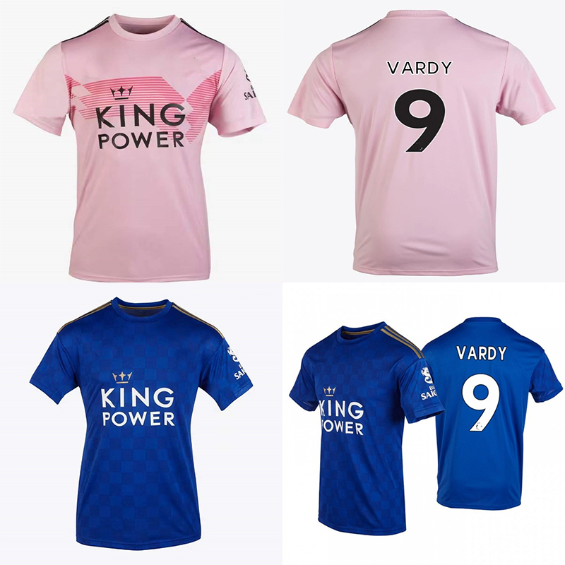 

19 20 Leicester Retro Vintage soccer jerseys City VARDY Daka MADDISON TIELEMANS NDIDI AYOZE Barnes Schmeichel For Men Home Blue Pink Away football shirt jersey, 19/20 pink