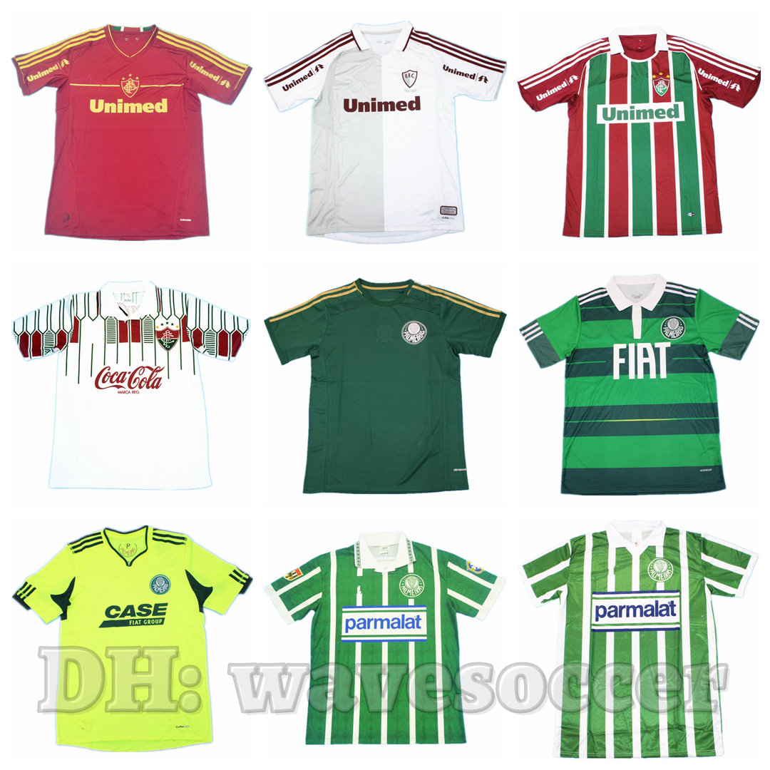 

Fluminense Palmeiras 92 93 94 08 09 10 11 12 14 Soccer Jerseys Retro maillot classic vintage camisetas football shirts Uniforms men home away FRED VINICIUS VALDIVIA, Palmeiras 10-11 away