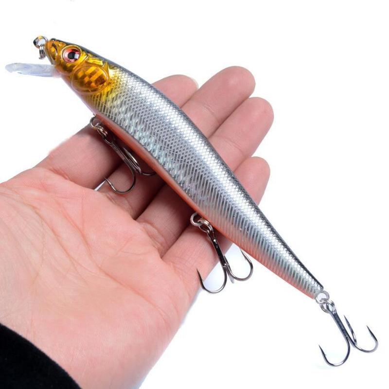 

1 PCS Lot 14 cm 23 g Minnow Fishing Lures Wobbler Hard Baits Crankbaits ABS Artificial Lure For Bass Pike Tackle 220721