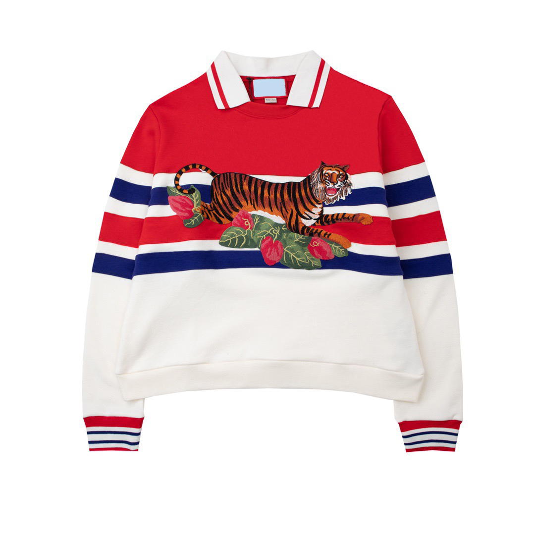 

usa size men's sweater suit hooded casual fashion color stripe printing Asian size high quality wild breathable long sleeve i8o T-Shirts 335