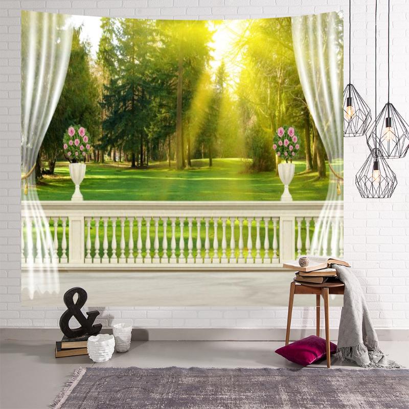 

Tapestries Woods Under The Un Landscape Bedroom Decor Wall Hanging Tapestry