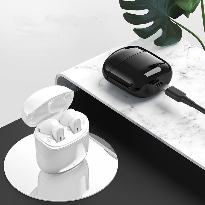 

White Wireless Earphones Charging Bluetooth Earphone Headphones Generation 2/3 ear pod In-Ear Detection For Cell Phone top, Without earphone case