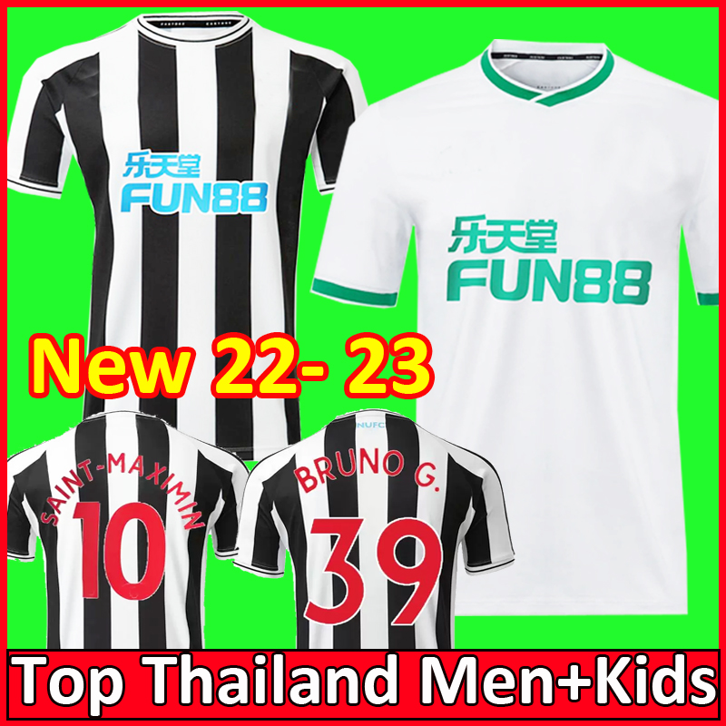

21 22 23 Newcastle Soccer Jersey WILSON SAINT-MAXIMIN BRUNO G. 2022 2023 Retro TRIPPIER MURPHY SHELVEY Football Shirt Kids Kit WOOD TARGETT Uniforms sets 999, 23 3rd+patch
