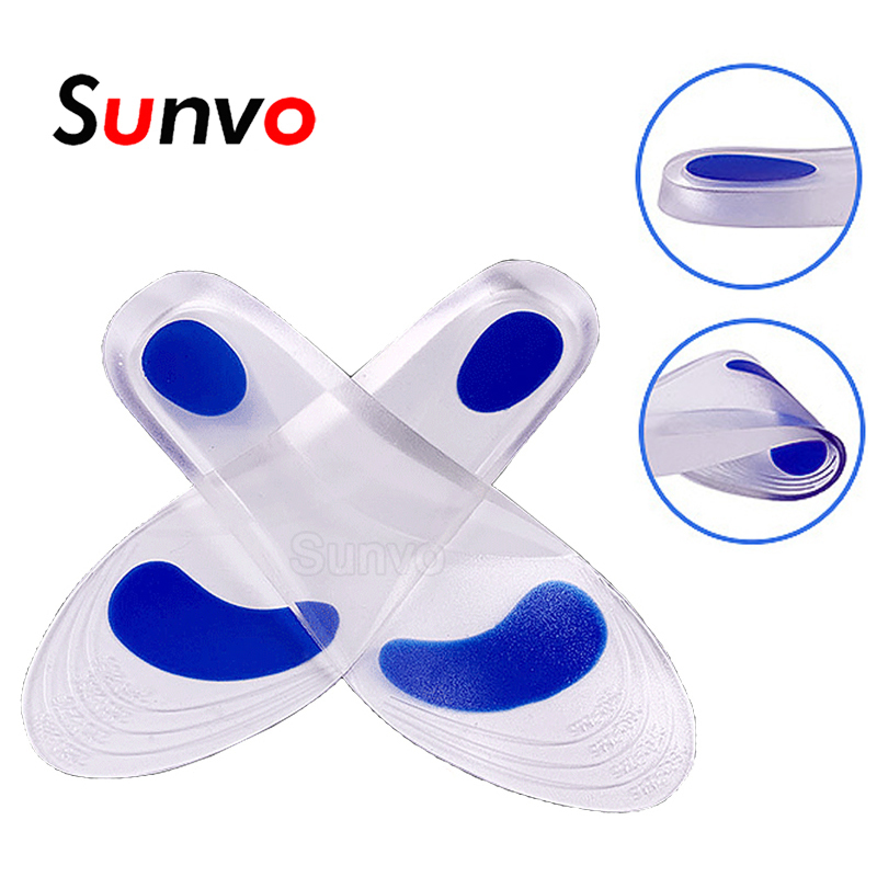 

Silicone Gel Insole for Flat Feet Arch Support Orthopedic Insoles Plantar Fasciitis Pain Relief Foot Care Metatarsal Pad 220610