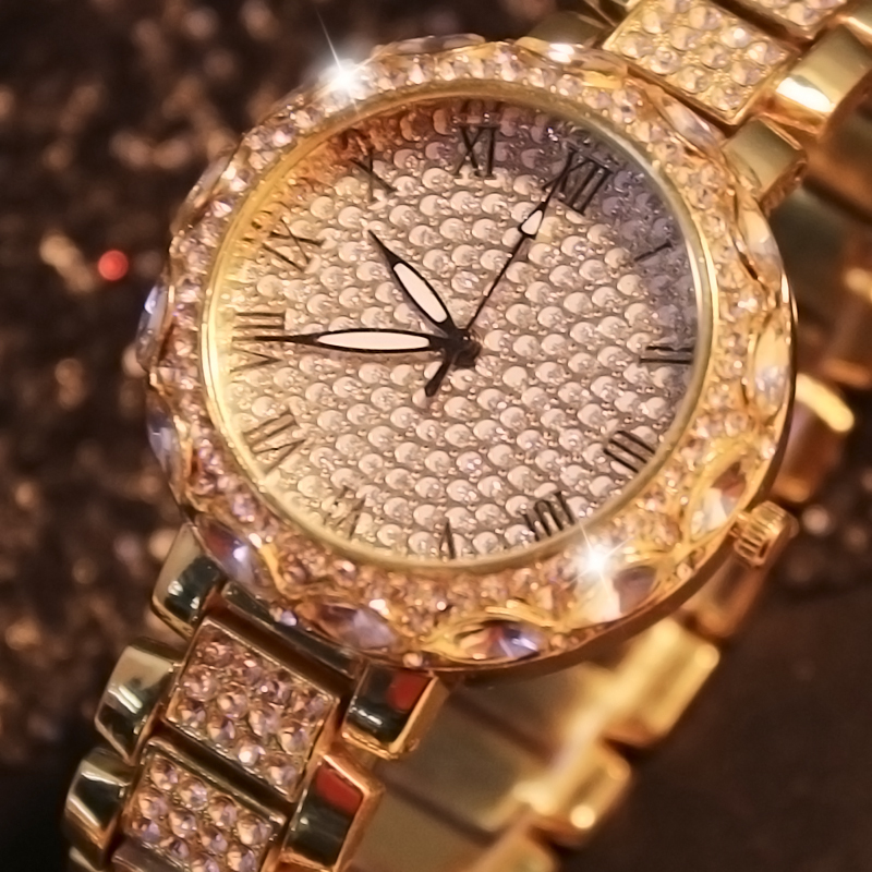 

Luxury Women's Watches Ladies Diamond Bracelet Watches For Women Rhinestone Clock Female montre femme bayan kol saati hours, Silver
