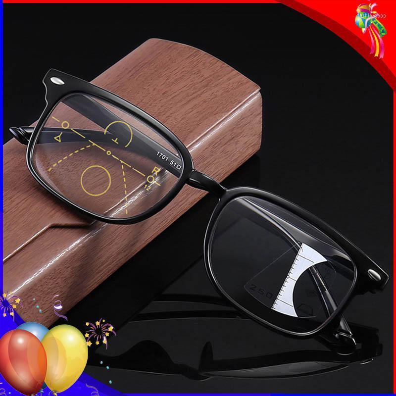 

Sunglasses Multifocus Reading Glasses For Men Presbyopia Rectangular Blue Filter Optical Magnifier Eyewear Anti Radiation UnisexSunglasses
