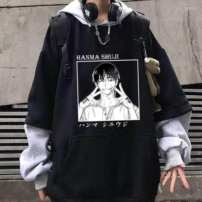 

Men's Hoodies & Sweatshirts Funny Hanma Shuji Print Pullover Hoodie Fashion Women Men Unisex Tokyo Revengers Manga SweatshirtMen's Trix22, Black