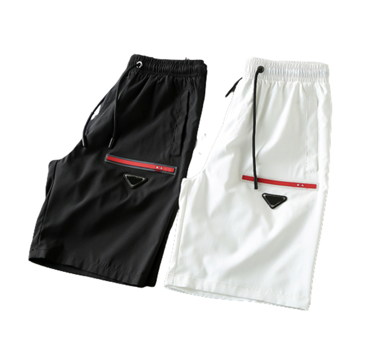 

2022 New Arrival Summer Beach Shorts Mens Shorts Fitness Bodybuilding Breathable Quick Drying Short Gyms Men Casual Joggers Knee @19, White