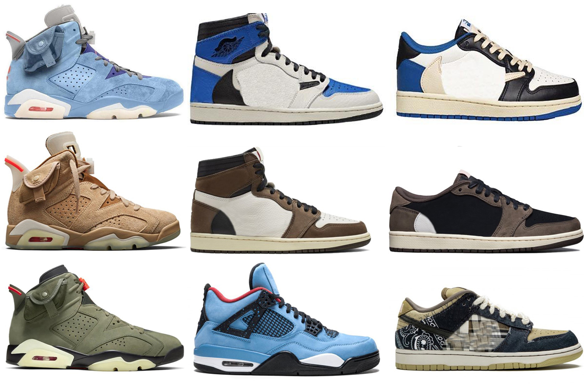 

2022 Authentic Fragment 1 Travis Scotts Outdoor Shoes Cactus Jack Houston Oilers Light Blue 6S Suede 3M Reflective GLOW IN THE DARK Army Green Sports Sneakers, Don't buy it