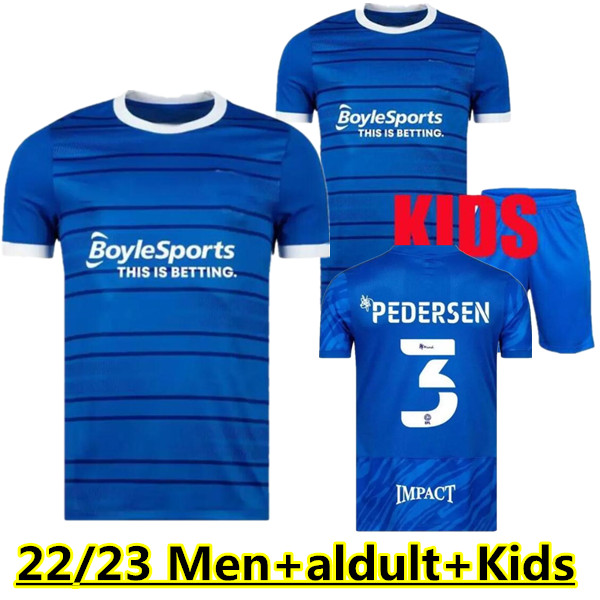 

23 Birmingham Soccer Jersey DEENEY BELA McGREE City FC 2022 2023 Home Away Third Adults Men Kids Kit Full Set Football Shirts Short Socks PEDERSEN DEAN SUNJIC child 6, Black