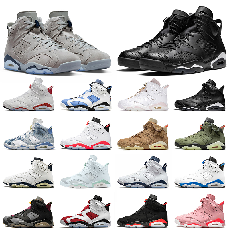 

Jumpman 6 6s Men Basketball Shoes UNC Georgetown Black Infrared Cactus Jack Wash Denim Maroon Women Mens Trainers Outdoor Sports Sneakers