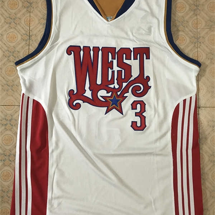 

Sjzl98 #3 Chris Paul 2008 west all star Basketball Jersey Throwback Custom Retro Sports Fan Apparel Customize any name and number, White