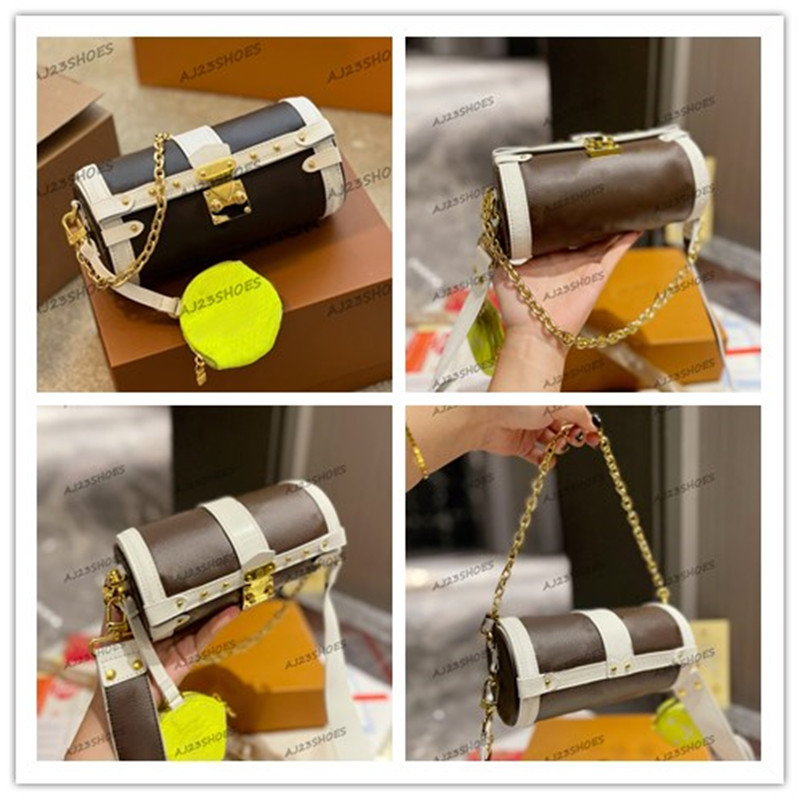 

M81485 Papillon Trunk Handbag Baguette Shap CrossBody Bag With Round Zippy Coin Purse Match capsule collection S-lock, 01